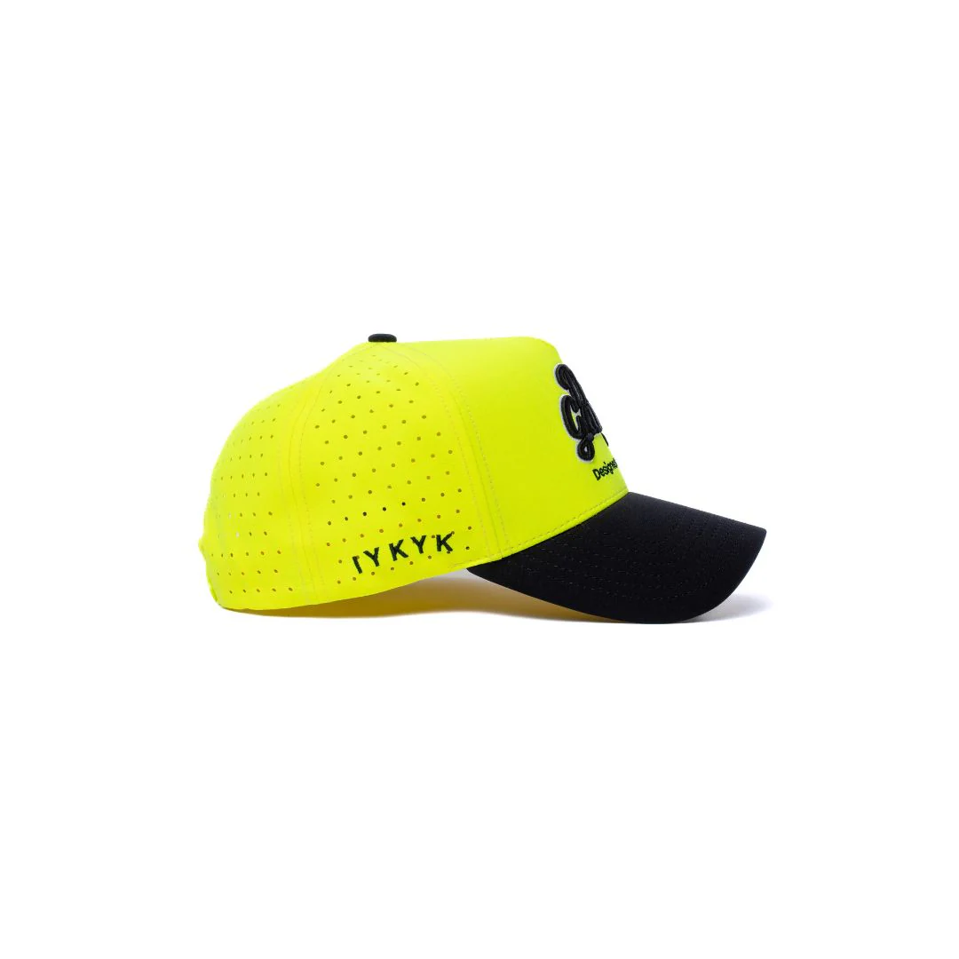 Neon Yellow Logo Hat - Image 8