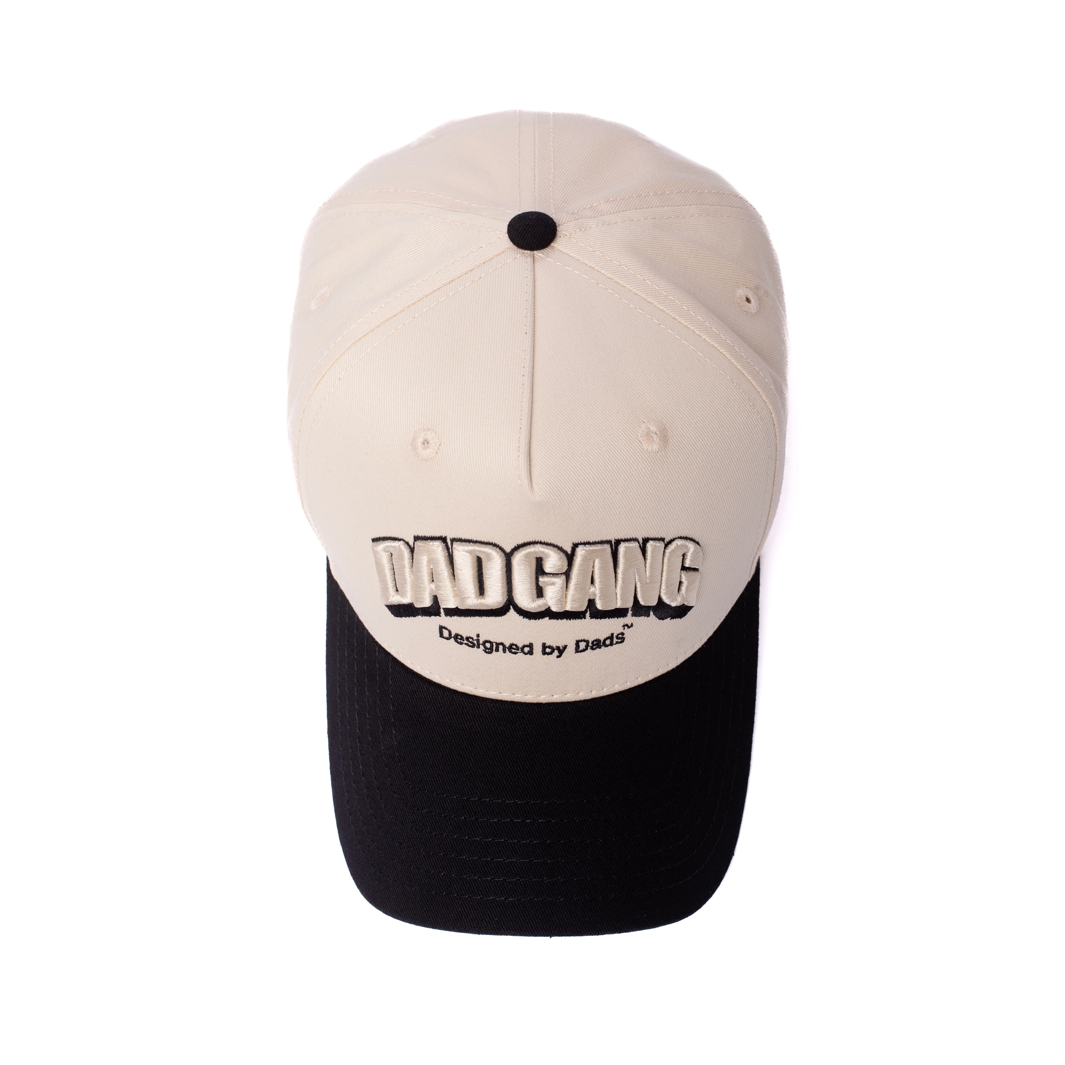 Arch Logo Hat - Cream/Black - Image 7