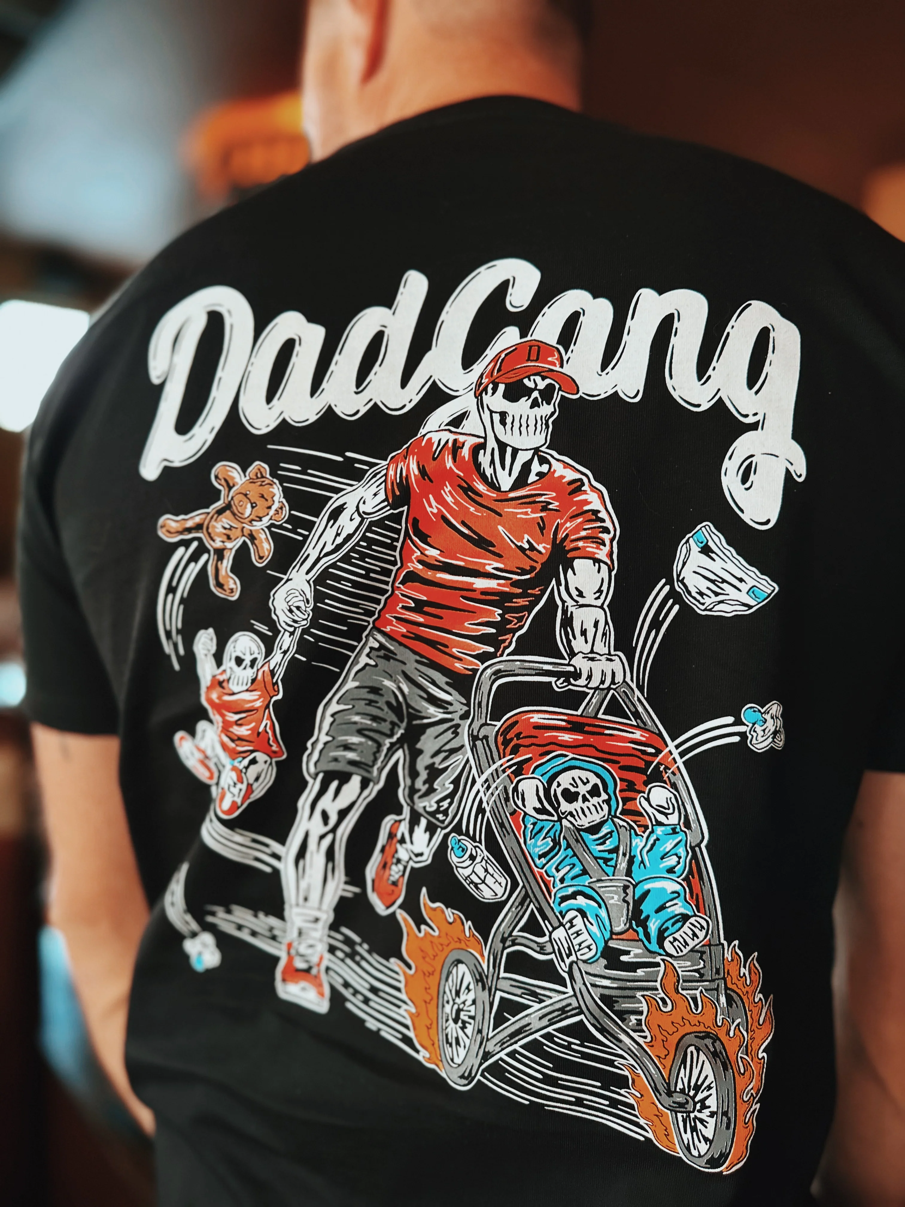 DG Tee - Stroller Skull (Black) - Image 4