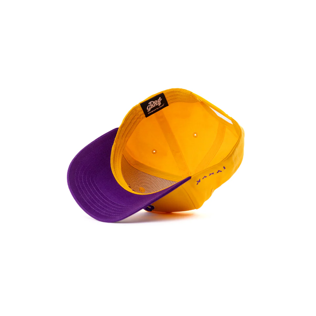 Purple & Gold Logo Hat - Image 5