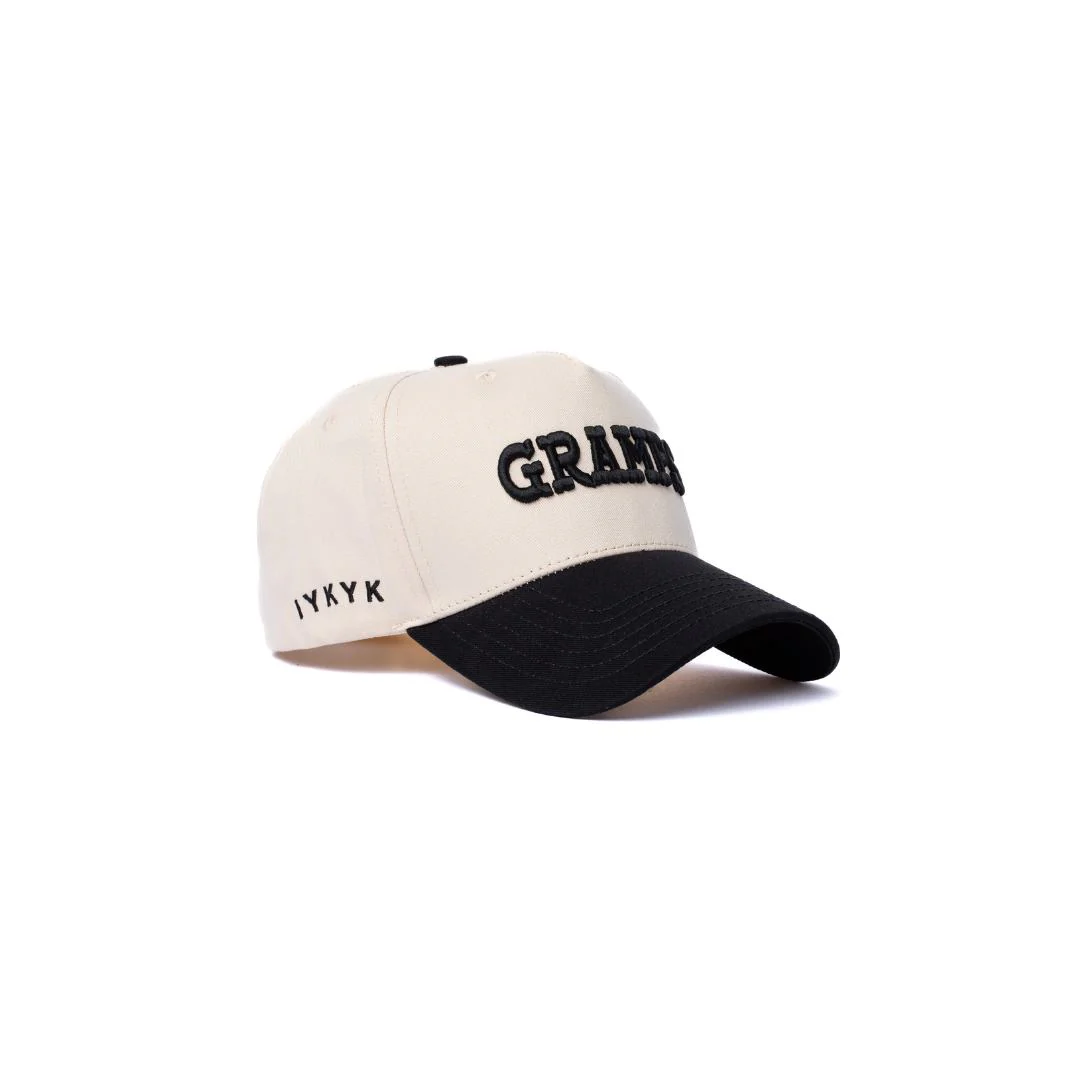 Gramps Hat (Cream/Black) - Image 3