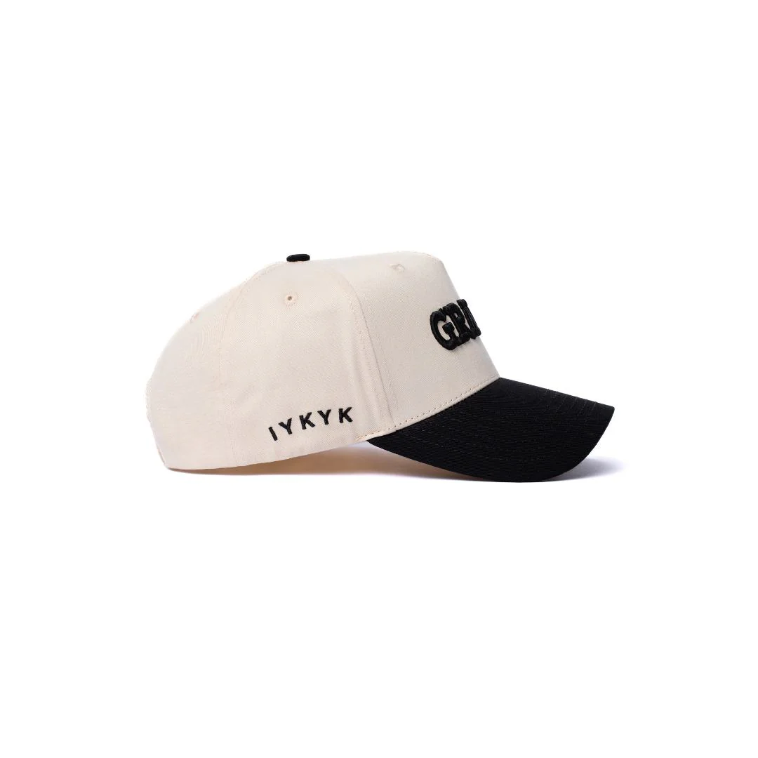 Gramps Hat (Cream/Black) - Image 4