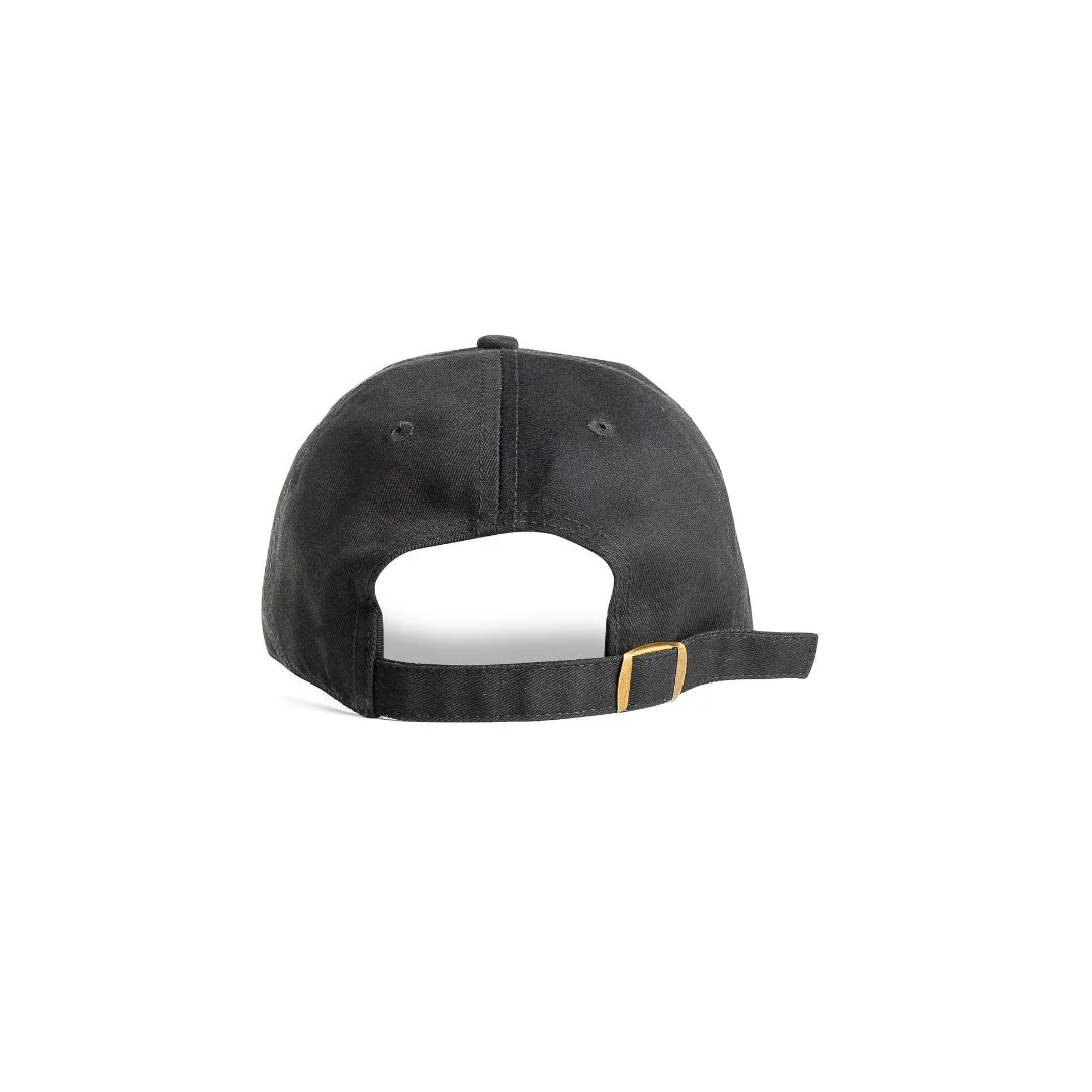 Simple Dad Hat (Black/White) - Image 3