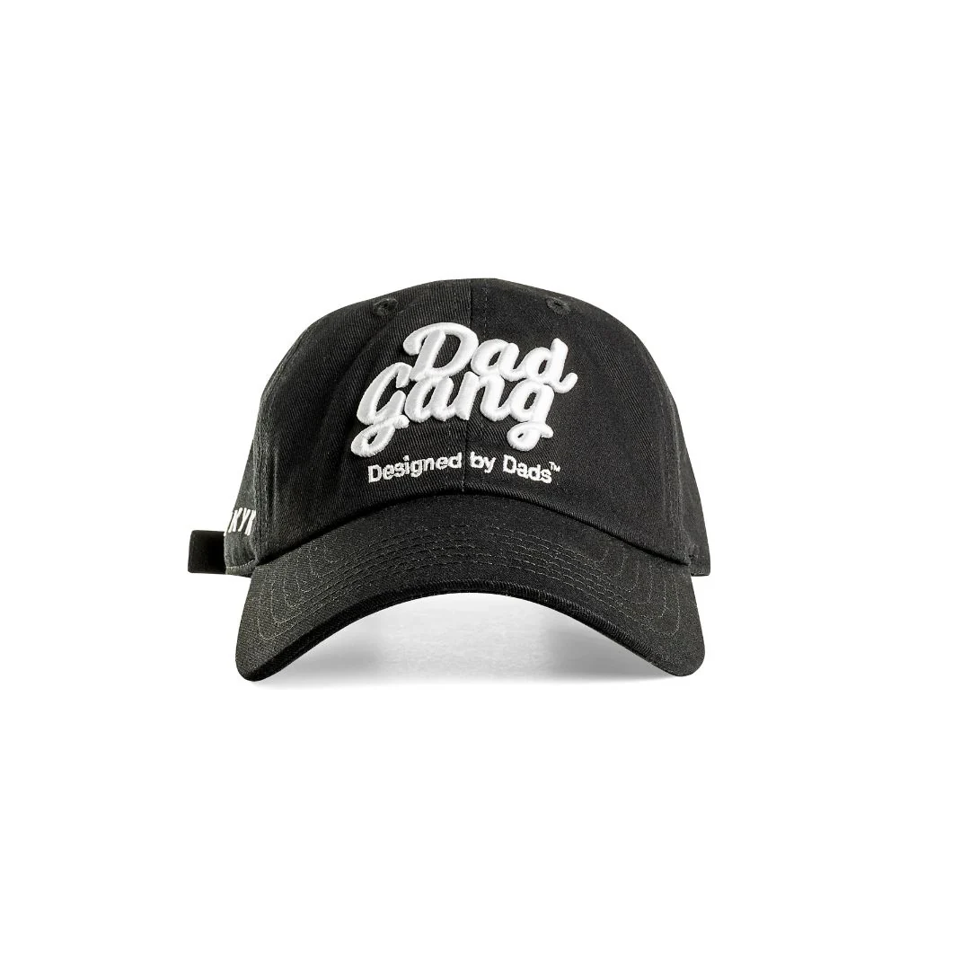 Simple Dad Hat (Black/White) - Image 5